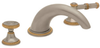 Rope Deck-Mount Roman Tub Spout: N&ordm; 13406 Two-Valve Deck-Mount Tub Set with Knobs - 13406 - P. E. Guerin