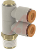 Fitting, 6 mm; White (Body), Light Gray(Release Button); -5 degC; 60 degC; PV -- 70070904