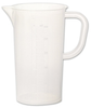 Tall Form Polypropylene Pitchers with Handle - 77421 - U.S. Plastic Corporation