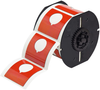 B30,b593,red,2.4 X 2.4,button Fit / Roll Of 145 Labels Rohs Compliant Brady - 01AH2058 - Newark, An Avnet Company