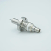BNC Coaxial Feedthrough, 1 Pin, Floating Shield, 1.33″ Conflat Flange -- A0310-1-CF - Image