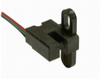 SR17 Series Cost Effective Digital Vane Sensor; side looker mounting; wire leads parallel to mounting plane; sinking output; 3.8 to 30 Vdc supply voltage -- SR17C-J6