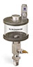 Levelux Clear View Single Feed Manual Lubricator, 9 oz Acrylic Reservoir, 3/8” Male NPT - B5176-009AB3W - Oil-Rite Corp.