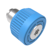 Captive Screw, M3 Thread, Flare-in, TORX Thread, Knurled Blue Knob -- 4D-T1-57F40-K046