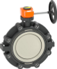 Valves - Plastic-Valves - butterfly-Valves - double-eccentric -- 167578042 - Image