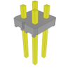 Headers, Male Pins - 612-MTLW-102-07-G-D-080-ND - DigiKey