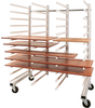 Transport trolley HW, stackable for space-saving storage HW-680x1380-R4/16-67 -- 15.02.01.00075 - Image
