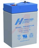 Battery, Lead Acid Battery, 6V @ 5.5A, Flame Retardant Case - 70115574 - Allied Electronics, Inc.