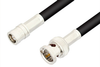 75 Ohm SMB Plug to 75 Ohm BNC Male Cable 72 Inch Length Using 75 Ohm RG59 Coax - PE33270-72 - Pasternack