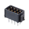 4+4 Pos. Male DIL Vertical Throughboard Conn. No Latches - M80-8690822 - Harwin Plc