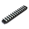 Eaton's Bussmann Series TB100-12 Double Row Terminal Block, 12 Positions, 30A, 300VDC -- 47112 - Image