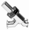 Pneumatic Elastomer Seal Bonnet Angle-In-Line Poppet Valve - Image