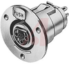 XLR Receptacle; Female; 1.109 in.; 1.43in. - 70214150 - Allied Electronics, Inc.