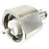 LC Male (plug) to N Female (Jack) Adapter, Nickel Plated Brass Body, 1.2 VSWR - SM4603 - Fairview Microwave Inc.