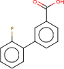 2'-Fluoro-[1,1'-biphenyl]-3-carboxylic acid -- 2621-3-X2 - Image
