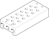 Connection block - PRS-1/8-6-B - Festo Corporation