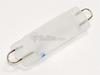 10 Watt, 12 Volt T3 1/4 Frosted Xenon Rigid Loop Bulb - B715730 - bulbs.com