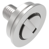Flush Screw Assembly, M3 X 0.5, Slotted Recess, Stainless Steel, Passivated -- F5-90-402-20 - Image