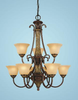 Mid. Chandeliers-Glass Up - 424200 - Capital Lighting, Inc.