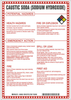 Brady B-120 Fiberglass Reinforced Polyester Rectangle White Chemical, Biohazard, Hazardous & Flammable Material Sign - 7 in Width x 10 in Height - TEXT: CAUSTIC SODA (SODIUM HYDROXIDE) - 48858 - 754476-48858 - R. S. Hughes Company, Inc.
