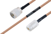 MIL-DTL-17 N Male to N Female Cable 12 Inch Length Using M17/128-RG400 Coax - PE3M0065-12 - Pasternack