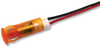Led Panel Mount Indicator, Snap-In, Orange, 6 Mm, 12 Vdc, 20 Ma, 30 Mcd, Not Rated Rohs Compliant Apem - 94X2523 - Newark, An Avnet Company