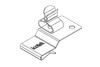 EMC Shield Clamps for Metal Sheet Edges, Pluggable- with or without Integrated Strain Relief - 36780.10 - icotek Corp
