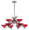 1476/6+3MAR Mid. Chandeliers-Glass Up - 423232 - Capital Lighting, Inc.
