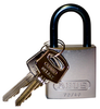 Silver Aluminum Padlock - 123320 - Brady Corporation