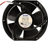 172x150x51mm ,12 VDC, 290 CFM, 4 Wire Leads, Alarm (RD) & Speed Sensor (FG), IP56, Ball Bearing DC Axial Fan -- FDD1-17251CBMW3C-56 - Image