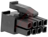 Connector, Soft Shell; Nylon; Receptacle; Black; 8; Dual; 0.118 in.; UL 94V-0 - 70082731 - Allied Electronics, Inc.