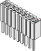 Micro Pitch Board-to-Board Socket Strip - SLM Series - Samtec Inc.