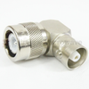 RA C Male (Plug) to C Female (Jack) Adapter, Nickel Plated Brass Body, 1.25 VSWR -- SM3694