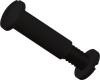 1 3/4 Standard Slotted Post and Screw, HDPE, Black - APPS2501750BB - ARKPLAS