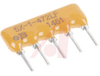 RESISTOR; 4.7 KILOHMS; 1 W; 2 %; 100 V (MAX.); 100 PPM/ DEGC; -55 DEGC; 125 DEG - 70154603 - Allied Electronics, Inc.