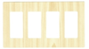 Decora#&0174; Wallplates - D0312-OAK - Leviton Manufacturing