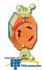 Leviton 20 AMP, 480V, Single Flush Receptacle with.. -- 2340-IG - Image