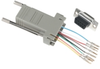 Modular Adapter Kit, Thumbscrews, RJ-45 8-Wire, DB9 Female - FA756 - Visual Sound, Inc.