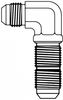 JIC Bulkhead Union Elbow 90° -- 2701-03-03 - Image