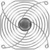 120mm Wire Form Fan Guard, Bright Nickel Chrome Finish - 8141 - Qualtek Electronics Corp.