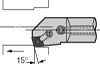 80° Diamond (100° Corner) Neg. Rake 15° Lead - Style K for Carbide Inserts - Greenleaf Corporation