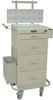 Four Drawer Mini Line Phlebotomy Cart Package with Turn.. - 3254LPB - Harloff Company, Inc. (The)