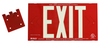 BradyGlo™ High Performance Photoluminescent Exit Sign - 90839B - Brady Corporation