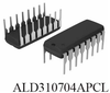 PRECISION P-CHANNEL EPAD® MOSFET ARRAY QUAD NANOPOWER MATCHED PAIR - ALD310704APCL - Advanced Linear Devices, Inc.