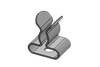 EMC Shield Clamps, Single- for Direct Mounting via Rivets - 36202 - icotek Corp