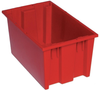 Genuine Stack & Nest Tote Bin, Red; Bin Colour Quantum Storage - 44AC7530 - Newark, An Avnet Company