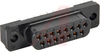 Receptacle, D-Subminiature; Receptacle;15; Plastic; Phosphor Bronze; Vertical - 70041739 - Allied Electronics, Inc.