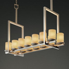 POR-8764-10-WAVE-NCKL Island/Pool Table-4 Light + - 670454 - Capital Lighting, Inc.