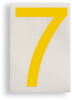 ToughStripe Die-Cut Yellow Letter 7 - 121894 - Brady Corporation