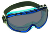 Jackson Safety Monogoggle V80 Polycarbonate Over The Glass (OTG) Safety Goggle Smoke Lens - Blue Frame - Indirect Vent - Flexible Frame - 761445-00119 - 761445-00119 - R. S. Hughes Company, Inc.